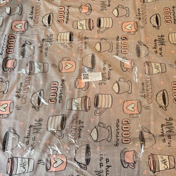 Unbranded Sleep Shirt Women's XL Gray Pink White Pullover Coffee Themed NWOT - Picture 16 of 16